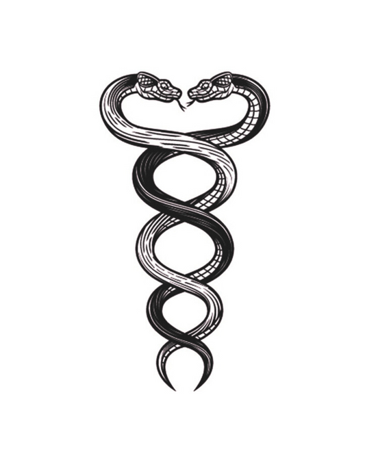 Serpientes Gemelas | 8x11CM