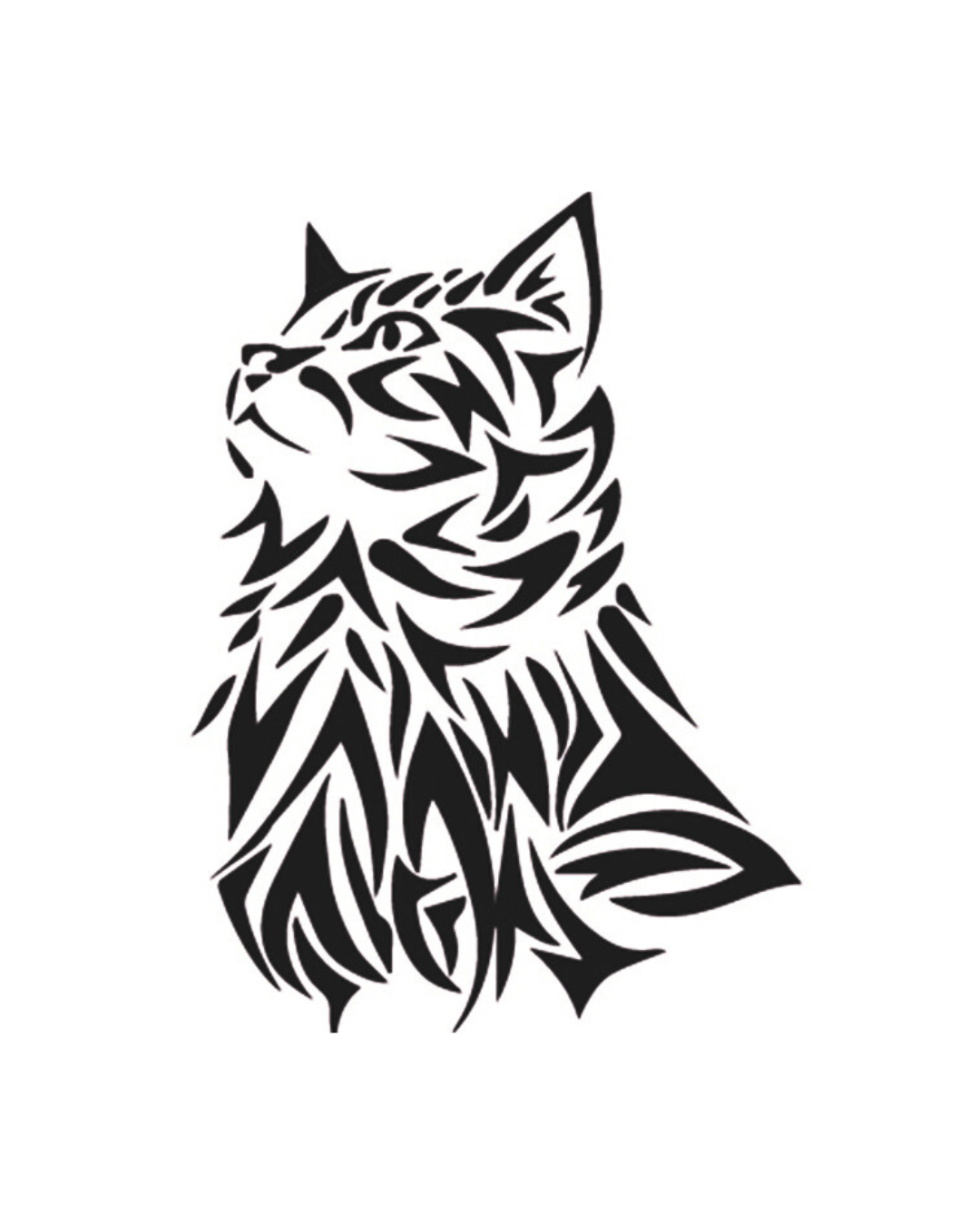 Felino Tribal | 8x11CM