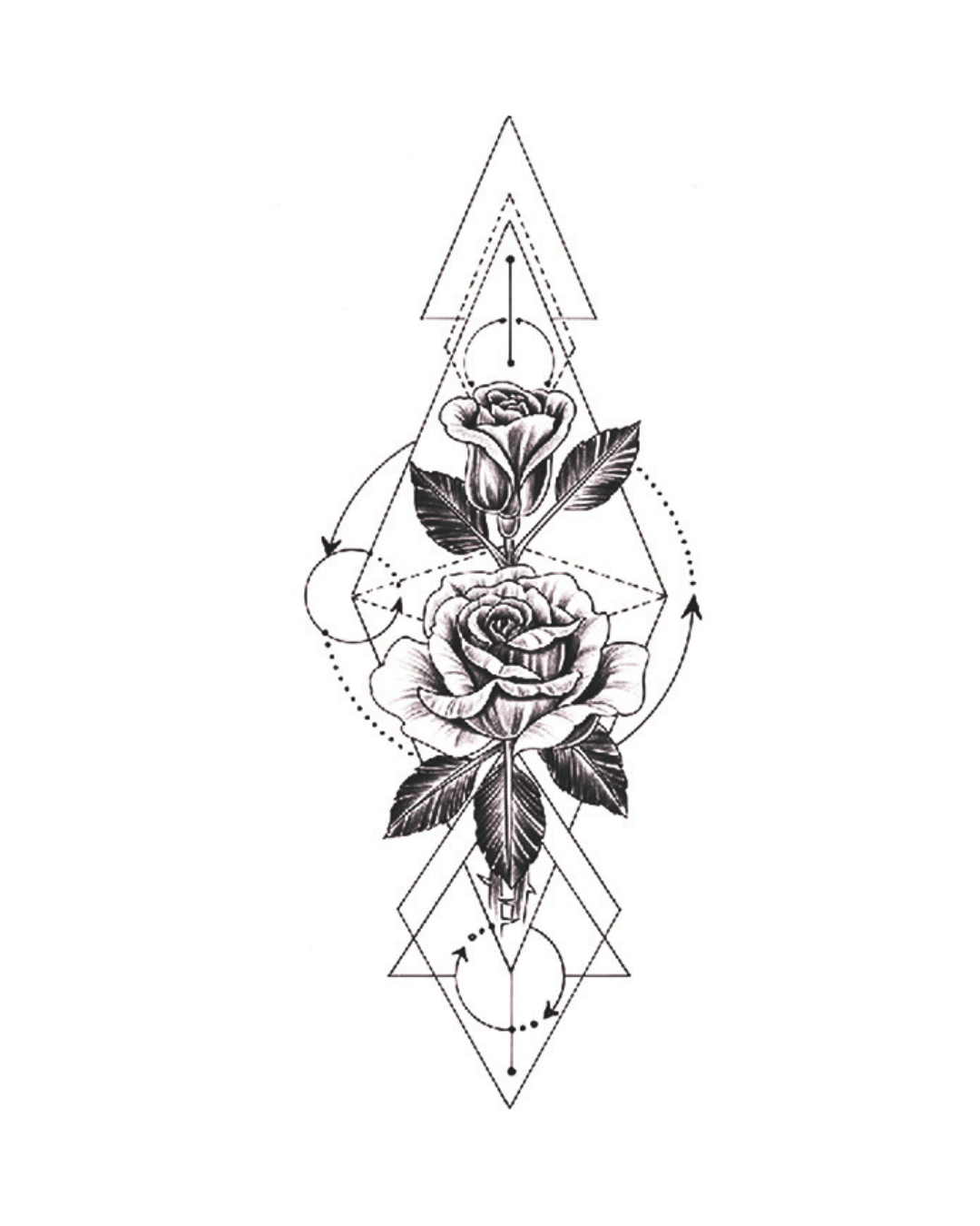 Flor Geométrica | 10x18CM