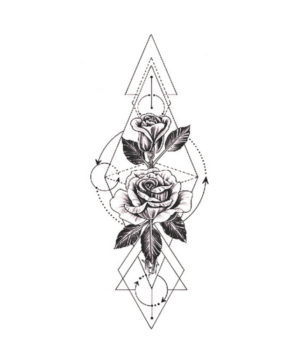 Flor Geométrica | 10x18CM