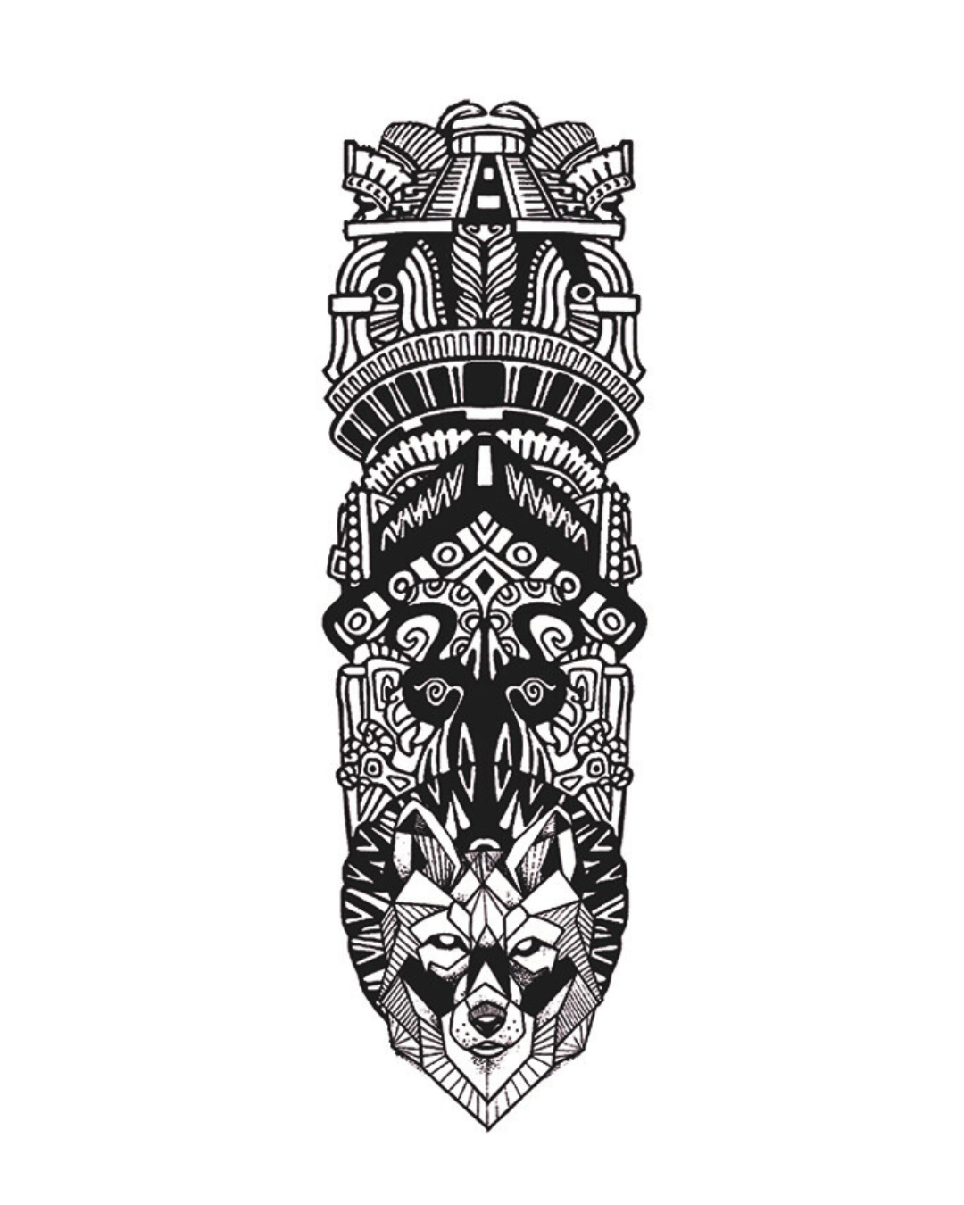Máscara Tribal | 16x46CM